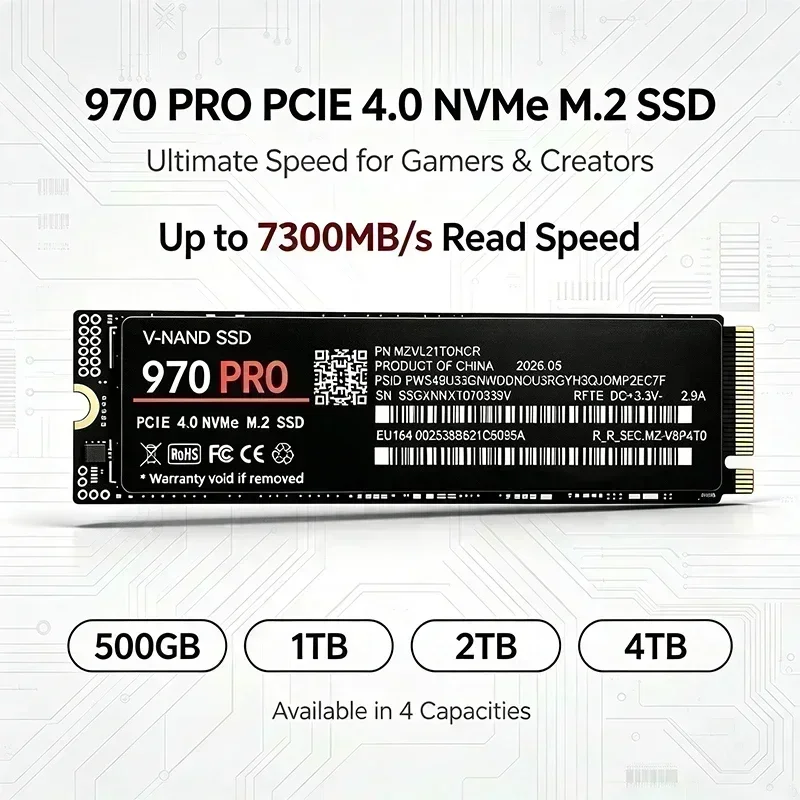 SSD M.2 NVMe 970 PRO PCIe 4.0x - Ssd 500Gb recensione e prezzo