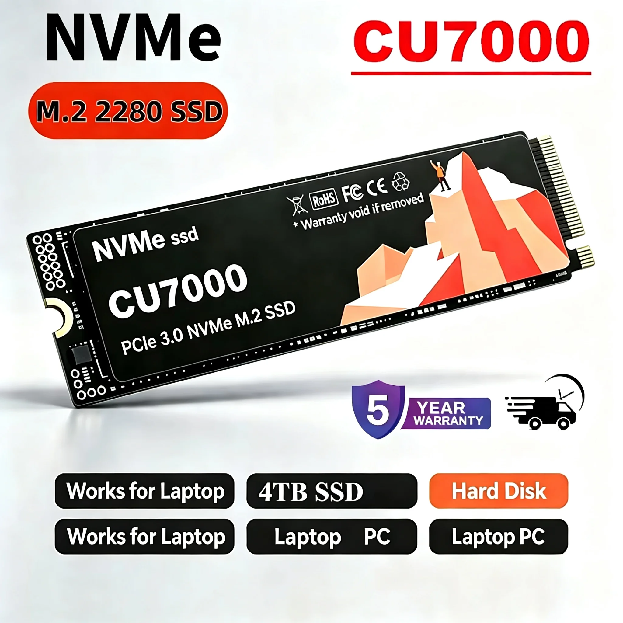 SSD CU7000 M.2 NVMe Unità a St - Ssd 500Gb recensione e prezzo