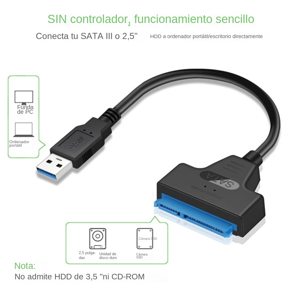Cavo USB 3.0 SATA 3 da 30 cm,  - Sata Ssd recensione e prezzo
