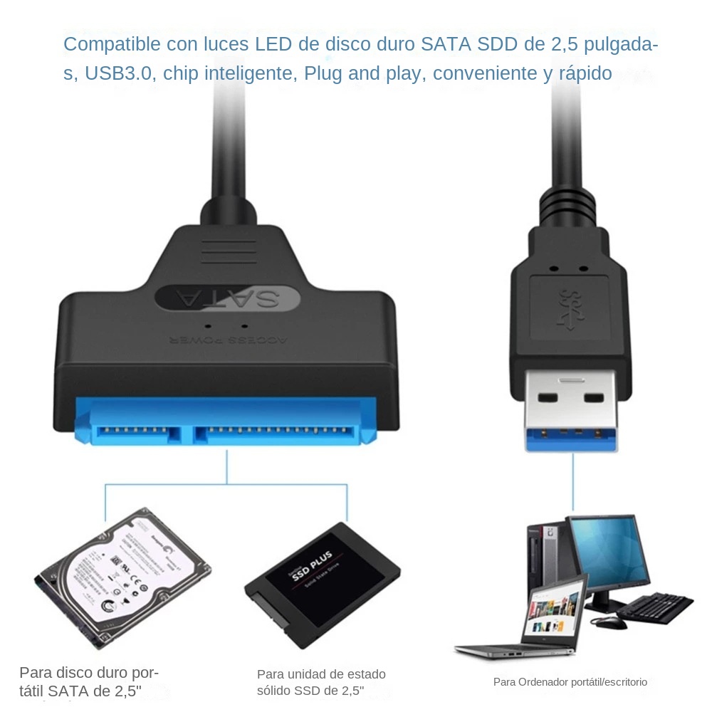 Cavo USB 3.0 SATA 3 da 30 cm,  - Sata Ssd recensione e prezzo